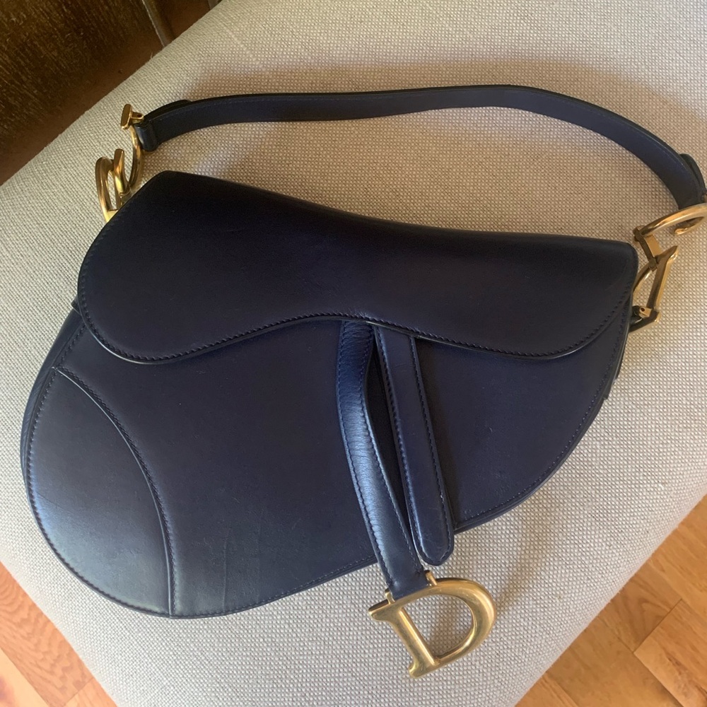 Dior saddle bag with strap